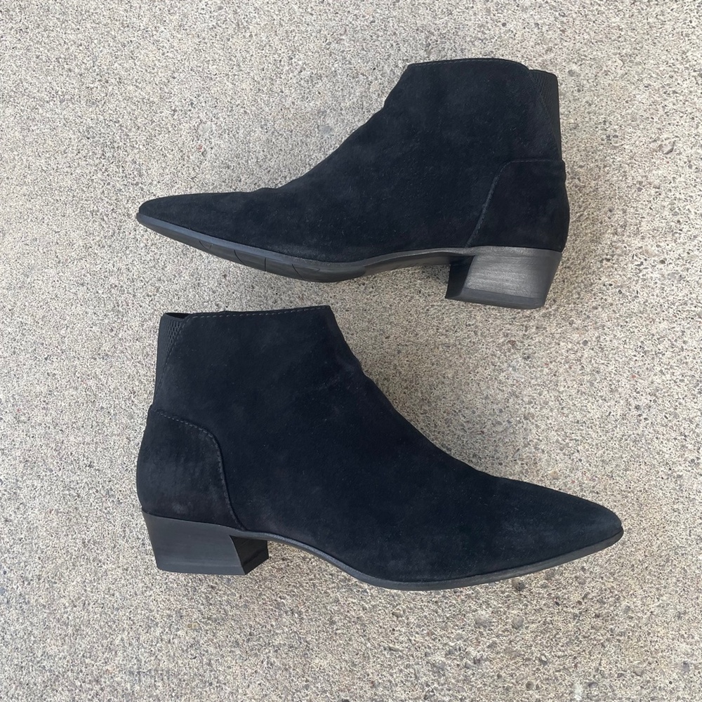 Aquatalia Weatherproof Suede Ankle Boots